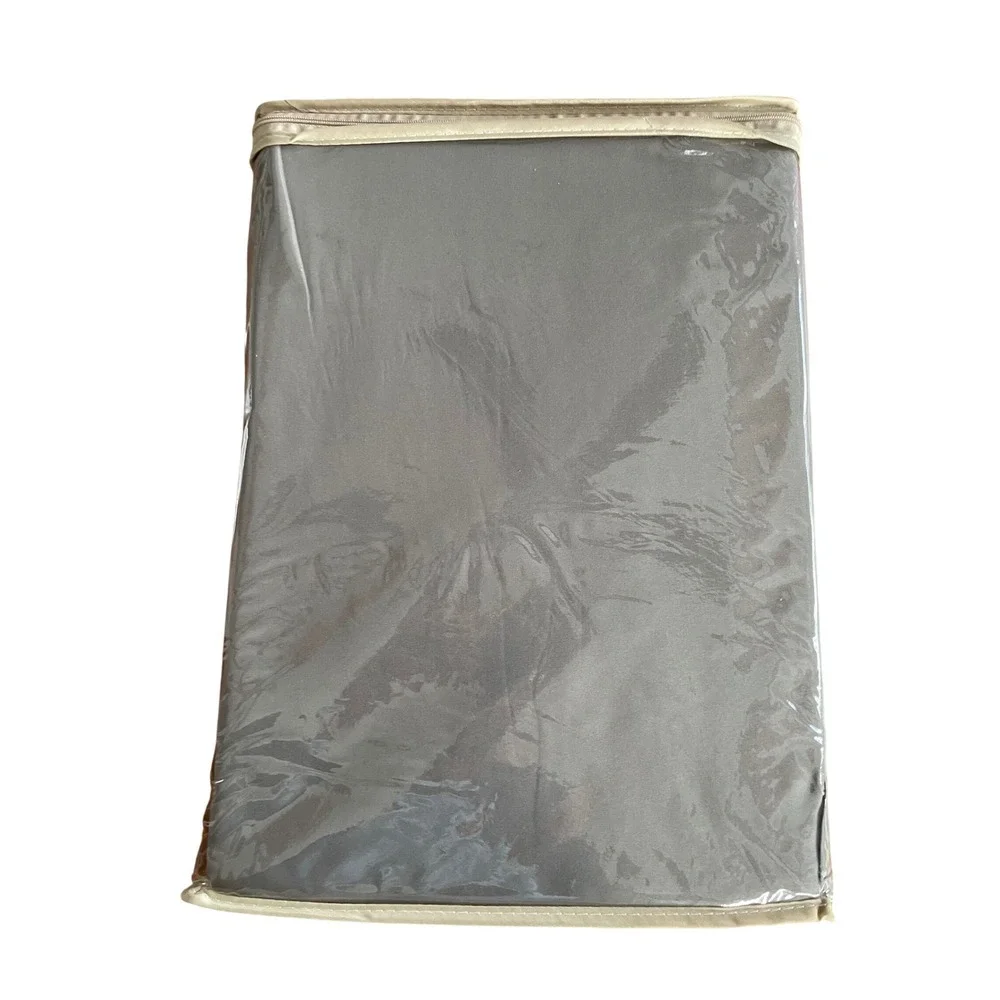 Touch of Class Omega Dk Gray Grommet Curtains 96x84 Tiered Pleated Luxury Panels